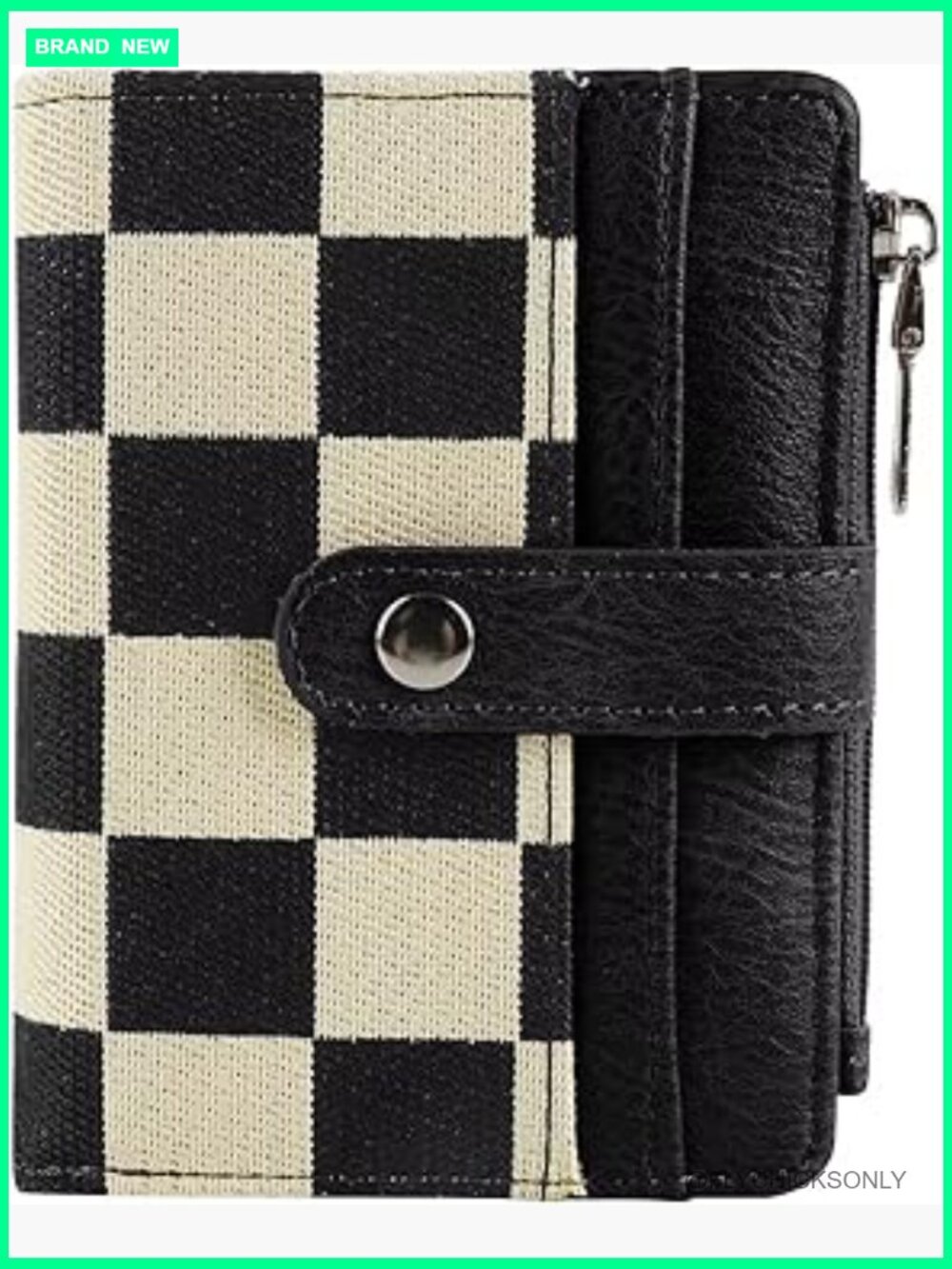 RFID Blocking PU Leather Bifold Wallet with 8 Card Slots & Coin Pocket